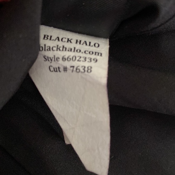BLACK HALO MARICOPA BLACK DRESS DESIGNER LUXURY 6 NEW - Picture 13 of 13